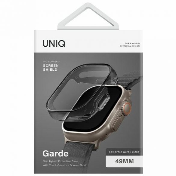 UNIQ etui Garde Apple Watch Ultra/Ultra 2 49mm szary/fumed gri