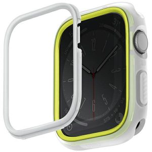 UNIQ și Moduo Apple Watch Series 4/5/6/7/8/9/SE/SE2 40/41mm limonka-biały/lime-white