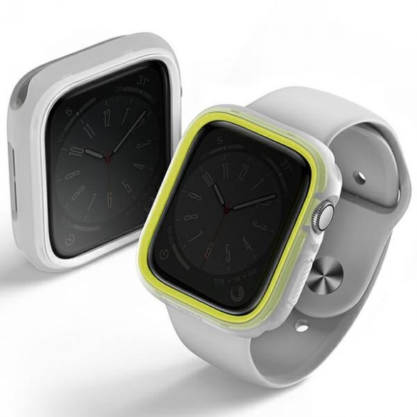 UNIQ și Moduo Apple Watch Series 4/5/6/7/8/9/SE/SE2 40/41mm limonka-biały/lime-white