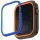 UNIQ etui Moduo Apple Watch Series 4/5/6/7/8/9/SE/SE2 44/45mm pomarańczowy-niebieski/orange-blue