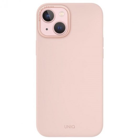 UNIQ și Lino Hue iPhone 15 / 14 / 13 6.1" Magclick Încărcare rożowy/roz blush