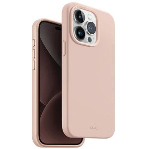 UNIQ și Lino Hue iPhone 15 Pro 6.1 Magclick Încărcare rożowy/blush pink"