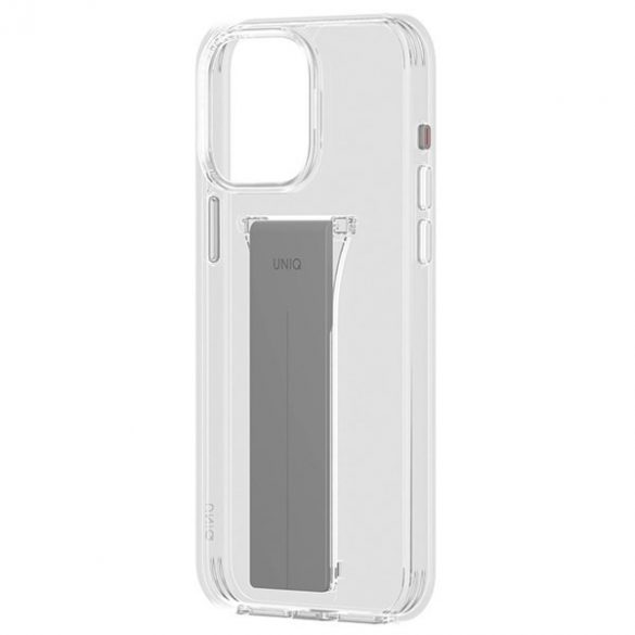 UNIQ etui Heldro Mount cu suport iPhone 15 Pro 6.1 przeźroczysty/lucent clear"