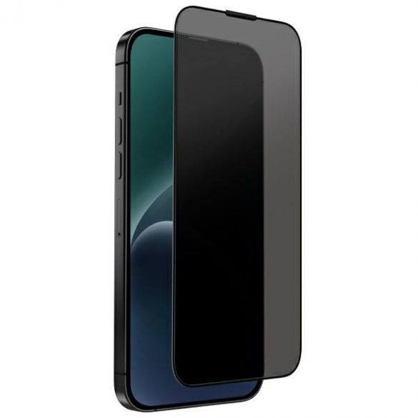 UNIQ Optix Privacy iPhone 15 Pro Max 6.7" prywatyzujące szkło hartowane z aplicatorem