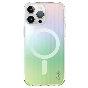 UNIQ etui Coehl Linear iPhone 15 Pro 6.1 Încărcare magnetică opal/iridescent"