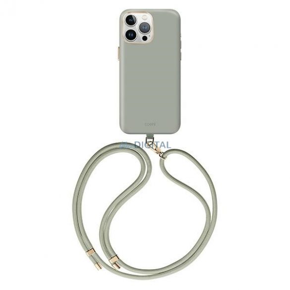 UNIQ etui Coehl Creme iPhone 15 Pro 6.1 Încărcare magnetică szałwia/soft sage"