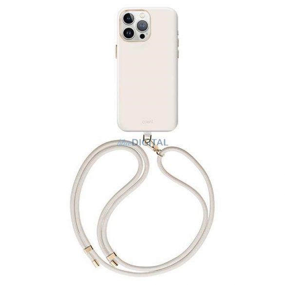 UNIQ și Coehl Creme iPhone 15 Pro Max 6.7 Încărcare magnetică kość słoniowa/ivory"