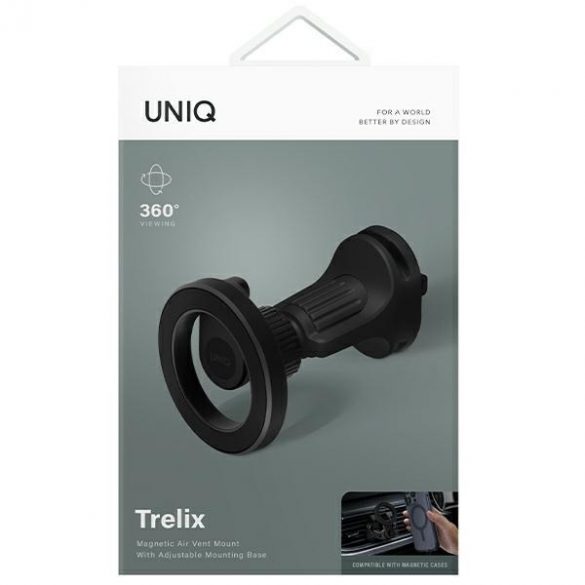 UNIQ magnetyczny uchwyt sam Trelix Car Air Vent Mount czarny/midnight black