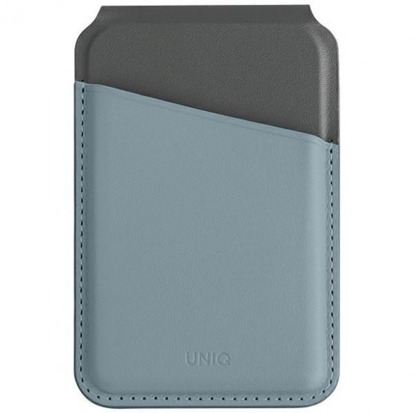 Portfel UNIQ Lyden DS magnetyczny RFID și stocarea telefonului niebiesko-czarny/washed blue-black