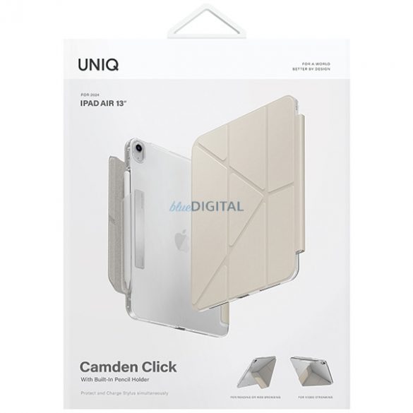 UNIQ și Camden Click iPad Air 13" (2024) bezowy/ivory