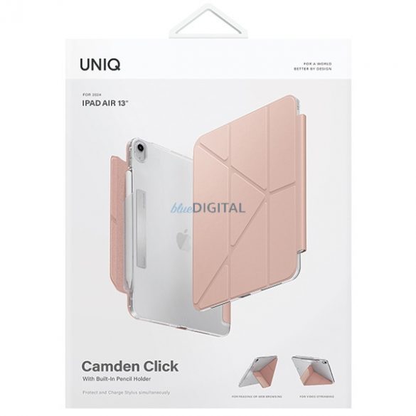 UNIQ și Camden Click iPad Air 13" (2024) rożowy/roz blush