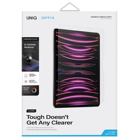 UNIQ Optix Clear iPad Air 13" (2024) este disponibil pentru aplicații