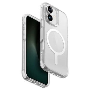 UNIQ Combat Magclick Carcasă de încărcare pentru iPhone 16 - alb