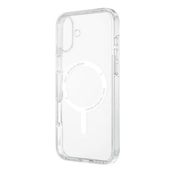 Carcasă de încărcare Uniq Clario Magclick pentru iPhone 16 - transparentă