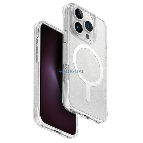 Carcasă de încărcare Uniq LifePro Xtreme Magclick pentru iPhone 16 Pro - transparentă