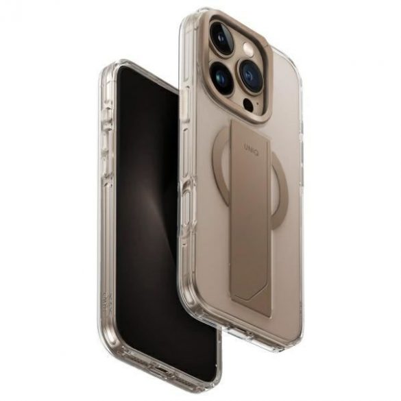 UNIQ Heldro Magclick Carcasă de încărcare Max iPhone 16 Pro - auriu