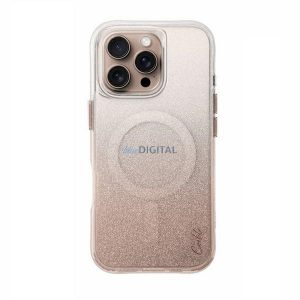 UNIQ Coehl Lumino Magnetic Charging Case pentru iPhone 16 Pro - aur roz