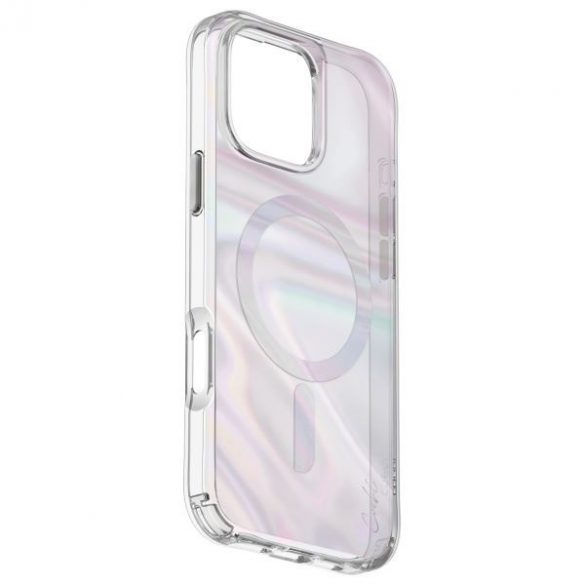 Uniq Coehl Savon Magnetic Charging Case pentru iPhone 16 Pro - alb perlat