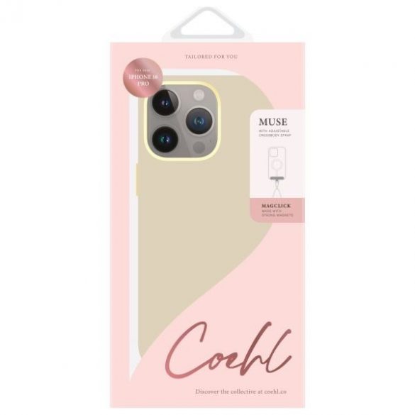 Uniq Coehl Muse Magnetic Charging Case iPhone 16 Pro - bej