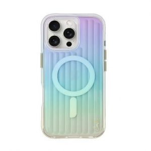 Uniq Coehl Carcasă cu încărcare magnetică liniară pentru iPhone 16 Pro Max - curcubeu