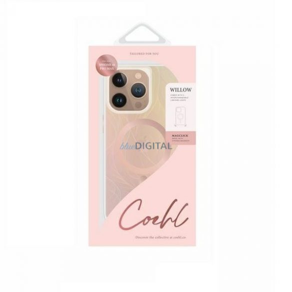 Uniq Coehl Willow Magnetic Charging caz pentru iPhone 16 Pro Max - curcubeu