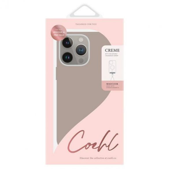 Uniq Coehl Creme Magnetic Charging Case iPhone 16 Pro Max - Gri închis