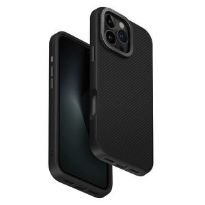 Carcasă de încărcare Uniq Keva Max Magclick pentru iPhone 16 Pro Max - negru