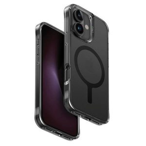 Uniq LifePro Xtreme Magclick Carcasă de încărcare pentru iPhone 16 - negru