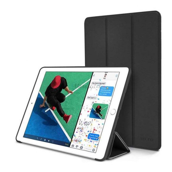 Husă pentru tabletă Apple iPad 9.7 (2017/2018) (Smart Husă) cu on/off - Tech-Protect - negru (ambalaj ECO)