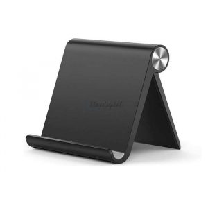 Suport universal de birou pentru telefon sau tabletă - negru