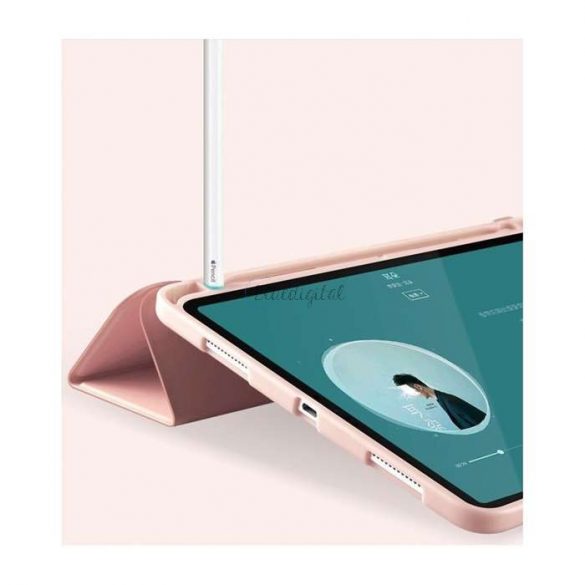 Husă pentru tabletă Apple iPad 10.2 (2019/2020/2021) (Smart Case) cu funcție de pornire/oprire, suport Apple Pencil - Tech-Protect - negru (ambalaj ECO)