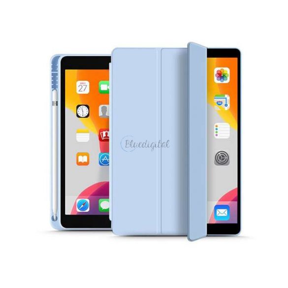 Husă pentru tabletă Apple iPad 10.2 (2019/2020/2021) (Smart Husă) cu funcție on/off și suport Apple Pencil -Tech-Protect - albastru (ambalaj ECO)