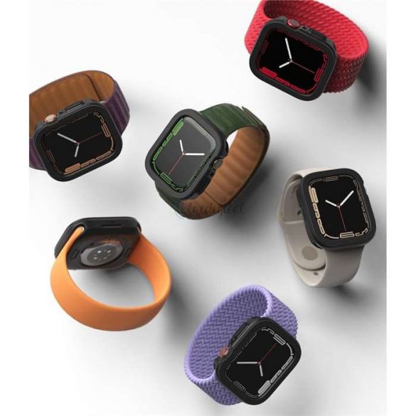 Husă de protecție Apple Watch 7/Seria 8 (41 mm) - Ringke Air Sport - neagră