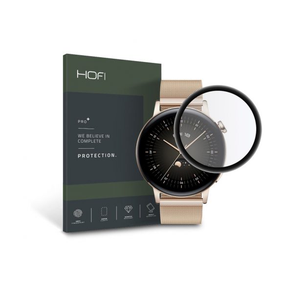 HOFI sticlă Pro+ folie de protecție pentru ecran - Huawei Watch GT 3 (42 mm) - negru