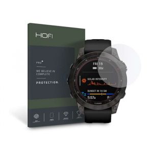 HOFI sticlă Pro+ folie de protecție pentru ecran - Garmin Fenix 5 / 6 / 6 Pro / 7 (22 mm) - transparent