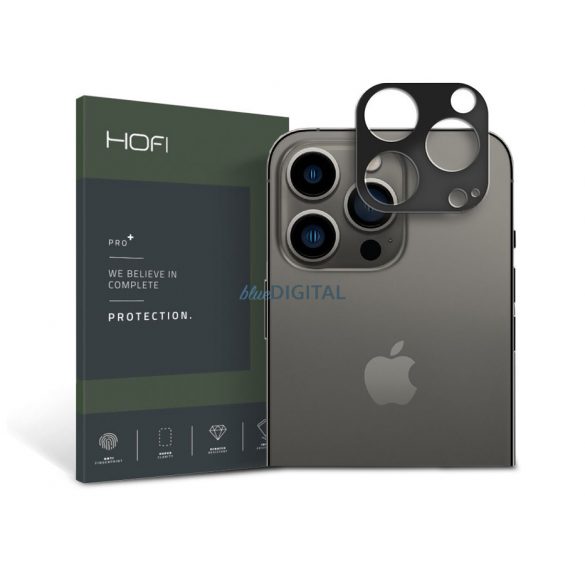 HOFI Metal Camera Sytling Back Camera Husă - Apple iPhone 14 Pro/14 Max - negru