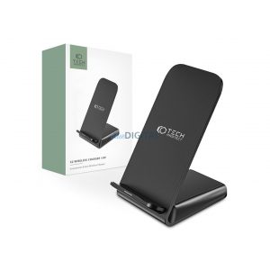 Tech-Protect Qi Universal Wireless Charging Station - 15W - Tech-Protect S2 Wireless Charger pentru telefon - Negru