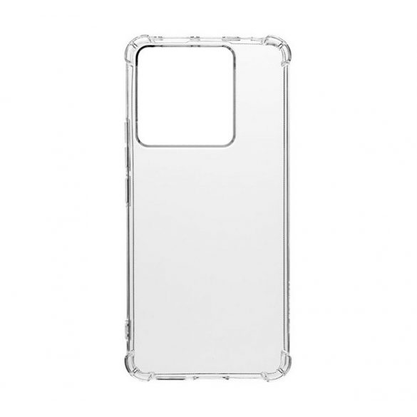 Protector de telefon din plastic ROAR JELLY ARMOR (cadru din silicon, rezistenta la impact, colt cu perna de aer) TRANSPARENT Xiaomi Poco X6 5G, Redmi Note 13 Pro 5G