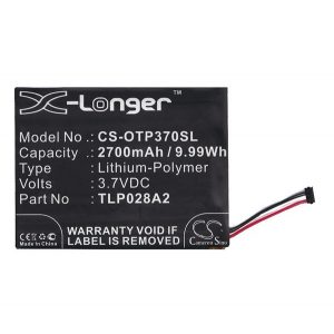 Baterie CAMERON SINO Li-Polymer (3.7V/2700mAh, compatibil cu Alcatel TLP028A2) NEGRU