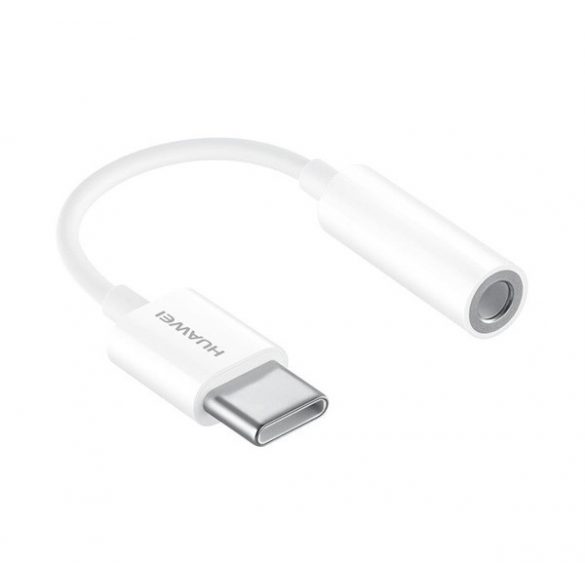 Cablu adaptor audio HUAWEI (mufă jack de 3,5 mm - Tip C) ALB