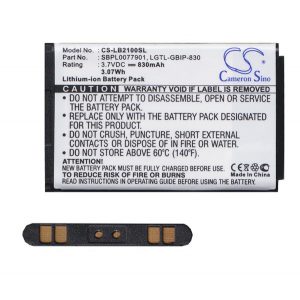 Baterie CAMERON SINO 830mAh LI-ION (compatibil LGIP-830/SBPL0077904) LG B2050, LG B2100, LG KG110, LG KG130