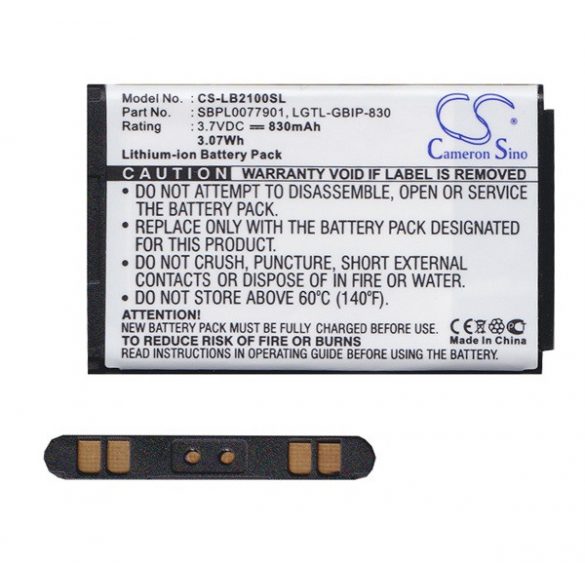 Baterie CAMERON SINO 830mAh LI-ION (compatibil LGIP-830/SBPL0077904) LG B2050, LG B2100, LG KG110, LG KG130