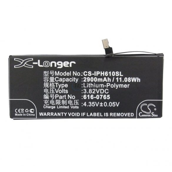 Baterie CAMERON SINO LI-Polymer (3.7V/2900mAh + cablu AS-CBT100) Apple iPhone 6 Plus 5.5