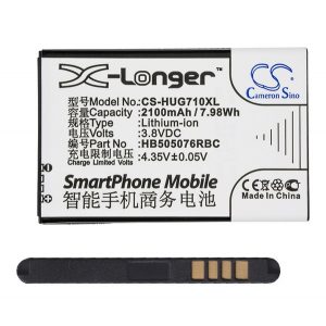 Baterie CAMERON SINO Li-Ion (3,8V/2100mAh, compatibil cu Huawei HB505076RBC) NEGRU Huawei Ascend G700, Huawei Ascend Y600, Huawei Y3 II (Y3-2)