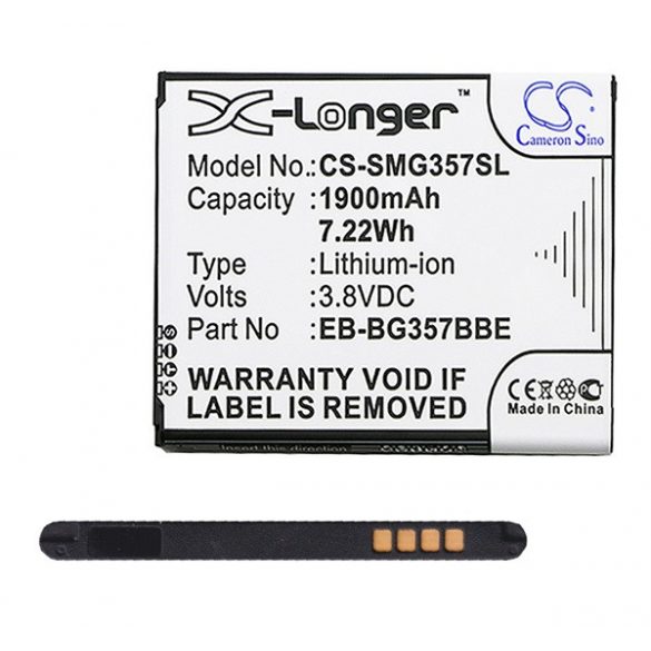 Baterie CAMERON SINO Li-Ion (3,8V/1900mAh, compatibil Samsung BG357BBU) NEGRU Samsung Galaxy Ace 4 LTE (SM-G357FZ)