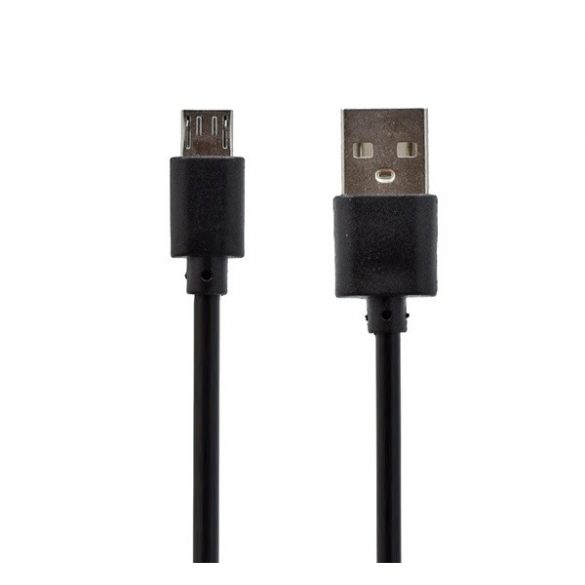 Cablu de date (USB - microUSB, 100cm) NEGRU