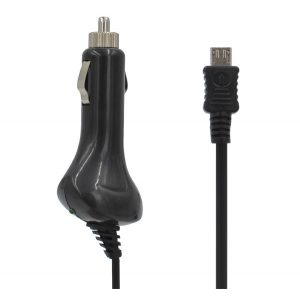 Incarcator auto (10W + cablu microUSB fix) NEGRU