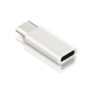 Adaptor (priza de trăsnet - Tip-C) ALB