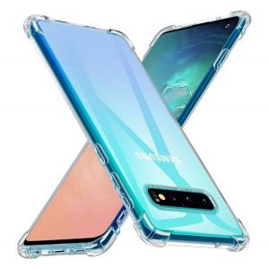 Husă silicon pentru telefon (rezistent la impact mediu, bubble heel) pentru Samsung Galaxy S10 Plus (SM-G975)