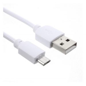 Cablu de date (USB - microUSB, 100cm) ALB